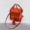 Mini Box Bag in Burnt Orange - Image 2