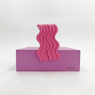 La Curva Clutch in Pink